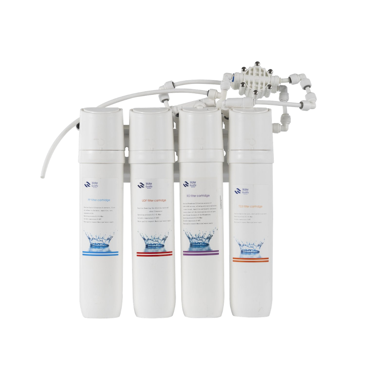 Reverse osmosis system — 4-stage integrated unit